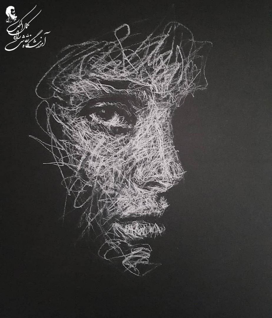 آموزش نقاشی سیاه قلم